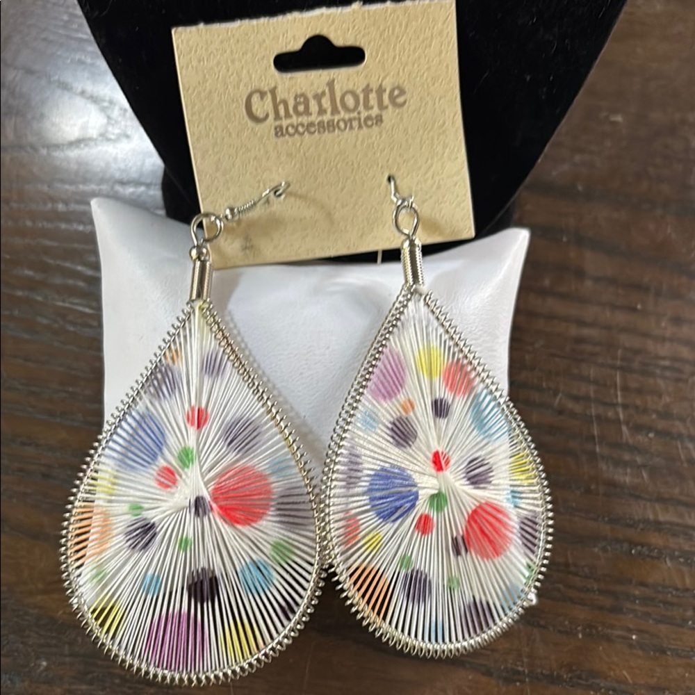 Colorful Teardrop Earrings